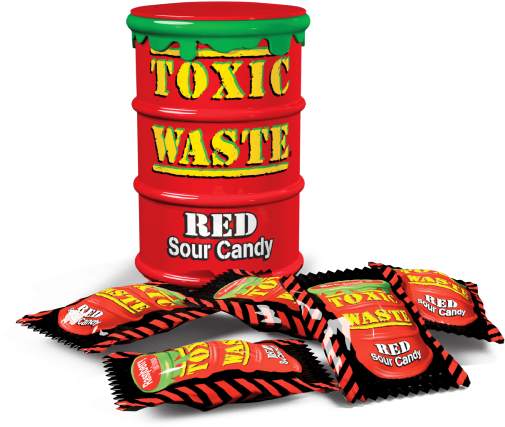 Toxic Waste Candy Flavours (900x600), Png Download