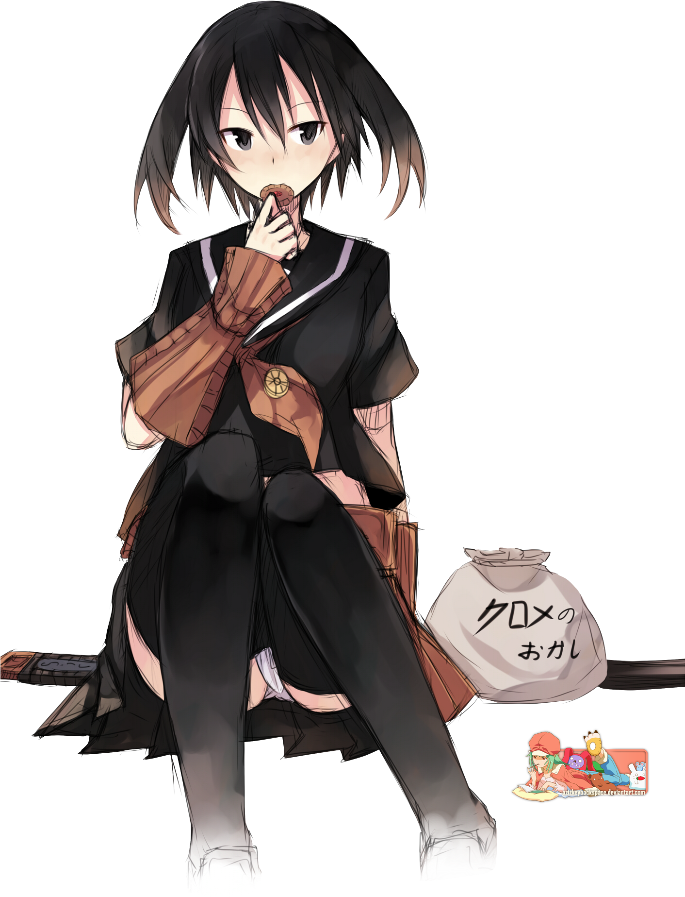 Kurome Akame Ga Kill Render By Azizkeybackspace-d8b9azu - Akame Ga Kill Kurome Art (1411x1914), Png Download