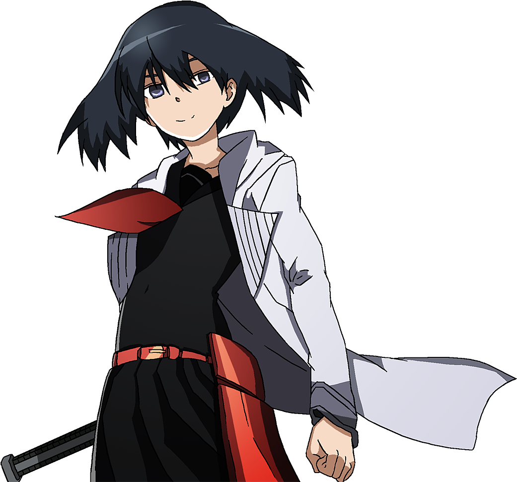 Akame Ga Kill Kurome Render By Edosasori-d7mmsii - Black Haired Anime Boy (1920x1080), Png Download