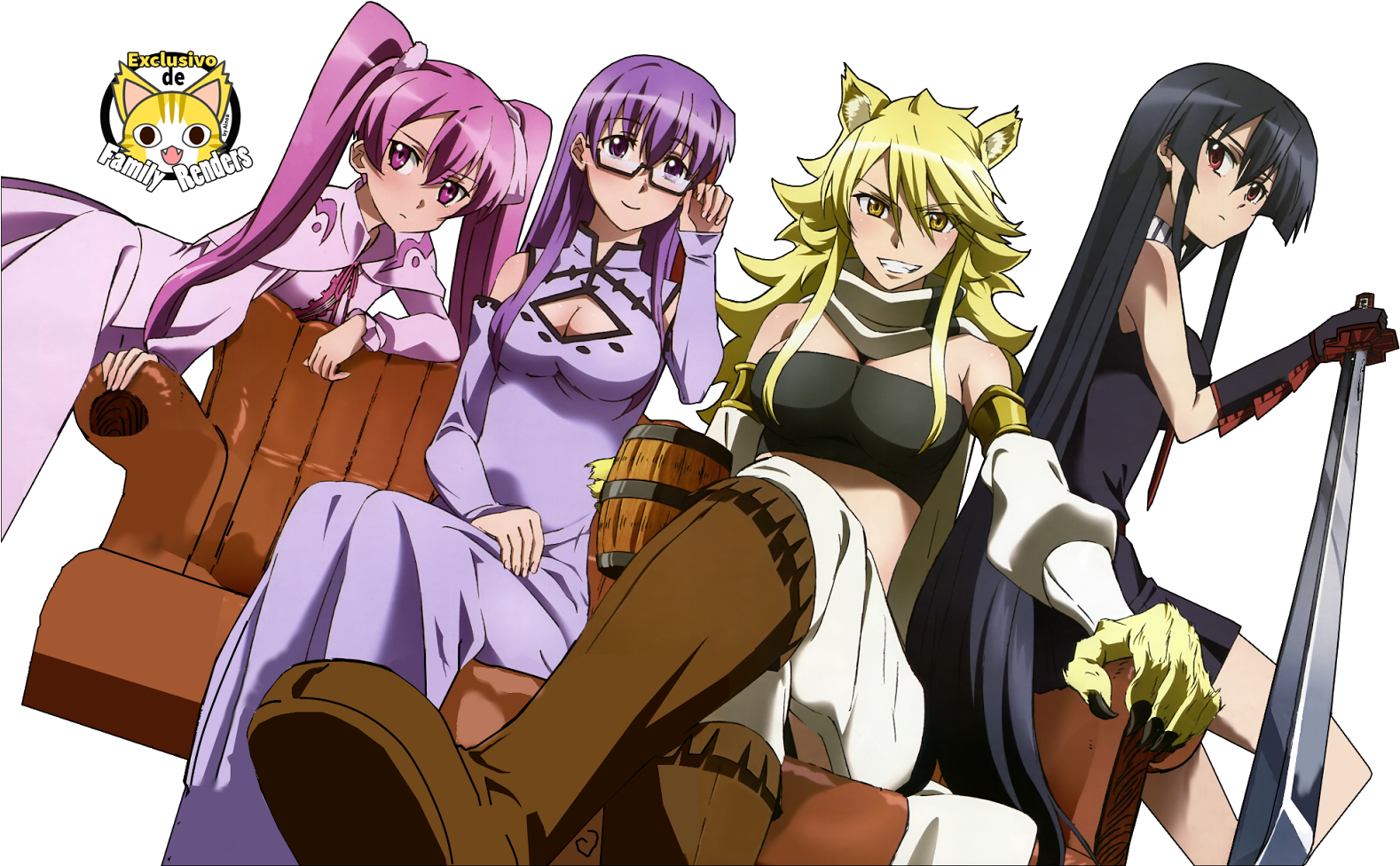 Akame Ga Kill Desktop Wallpaper - Akame Ga Kill Personajes (1600x1008), Png Download