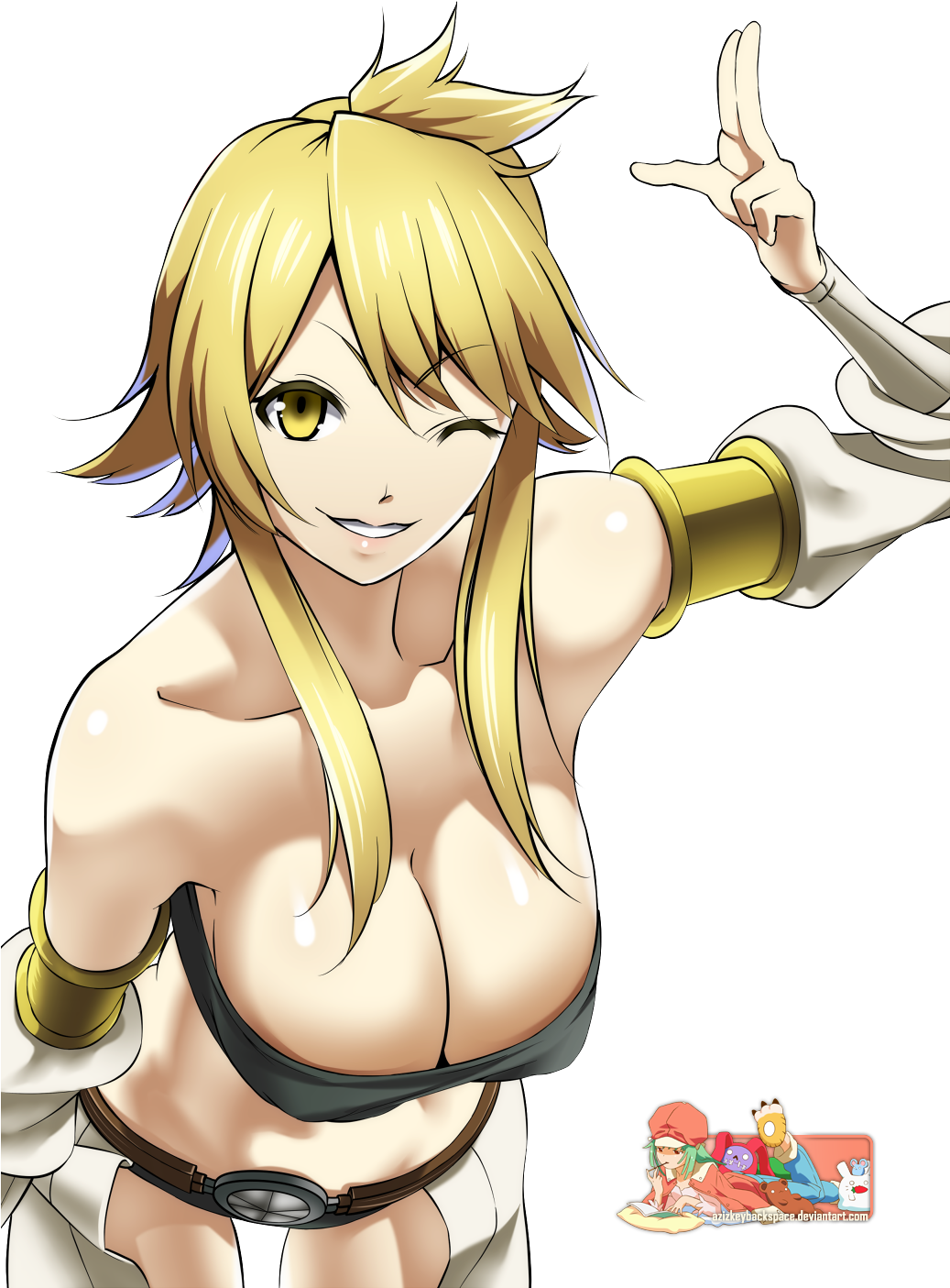 Gambar Leone Akame Ga Kill Sang Singa Betina - Akame Ga Kill Leone Render (1036x1449), Png Download