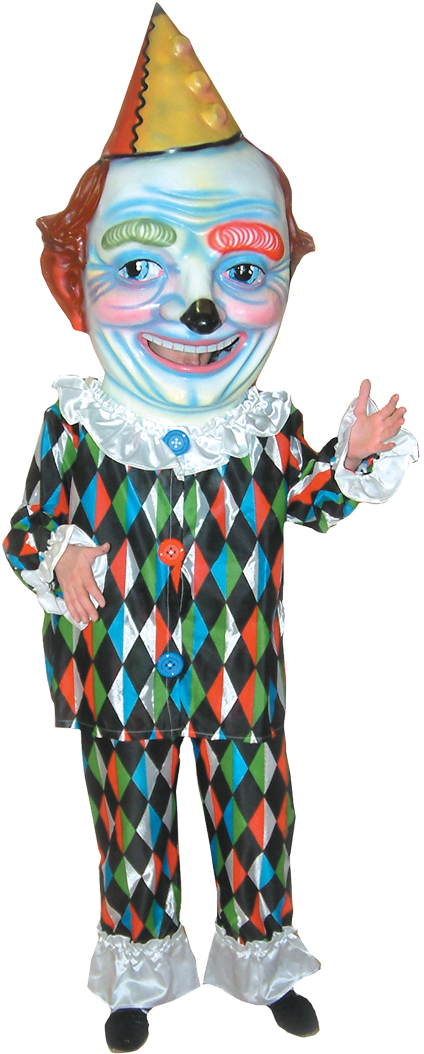 Cabezudo Comparsa Payaso - Cabezudo Payaso (532x1134), Png Download