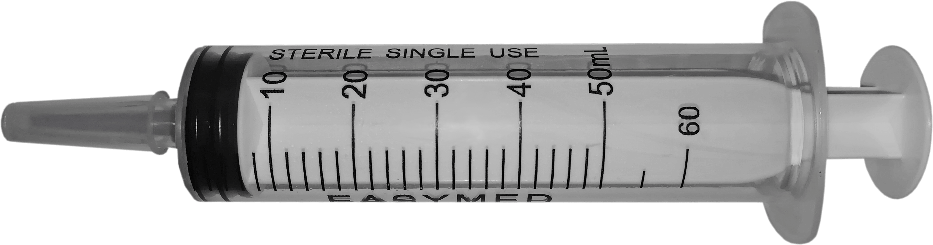 Med Irrigation Syringe Consists Of The Barrel, Plunger, - Screw Extractor (3616x1016), Png Download