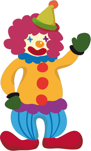 Payaso - 遊 樂園 小丑 (367x609), Png Download