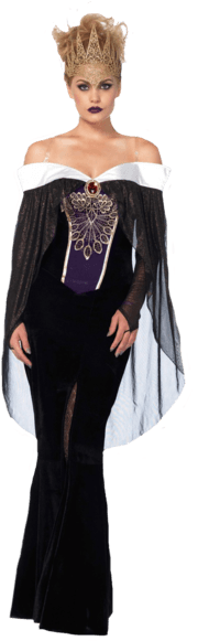 Bewitching Evil Queen Costume - Evil Queen Snow White Inspired Dress (366x580), Png Download