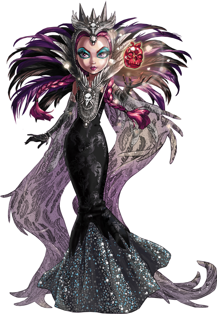Dolls On A Whim Ever After High Raven Queen Evil Queen (727x1049), Png Download