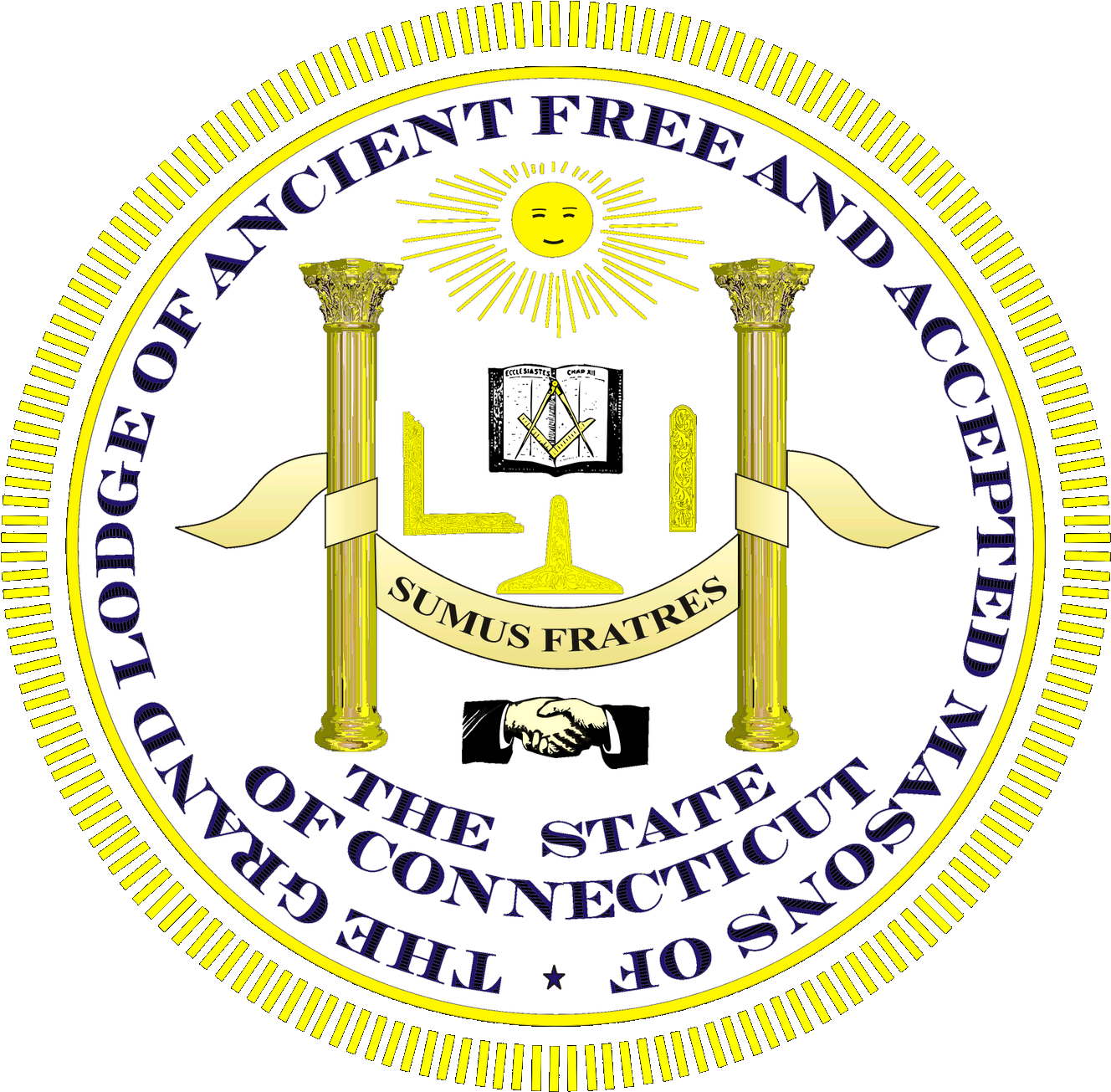 Coastal Lodge No - Emblem (1357x1351), Png Download