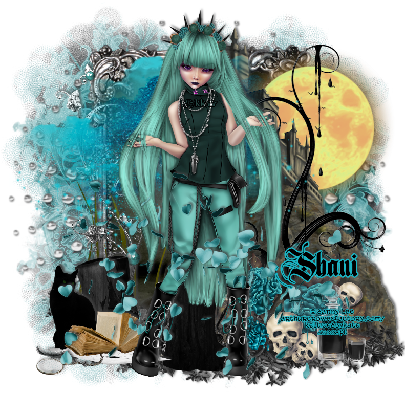 Gothic Rose Ptu Tut (800x800), Png Download