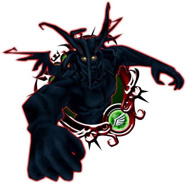 A Large Monster That Appeared With A Horde Of Shadows - Stained Glass 6 Khux (637x621), Png Download