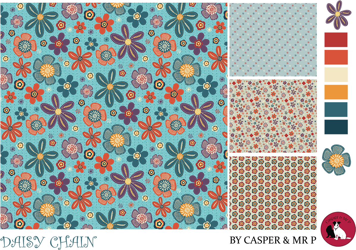 Casperandmrp Daisychain Collection - Motif (1200x847), Png Download