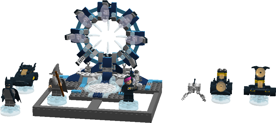 Lego Dimensions Starter Pack Ldd - Lego (1040x601), Png Download