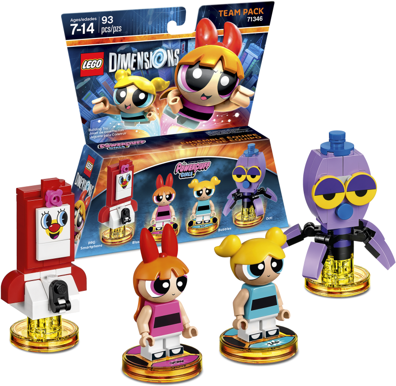Lego Dimensions The Powerpuff Girls Team Pack - Lego Dimensions Powerpuff Girls (640x640), Png Download