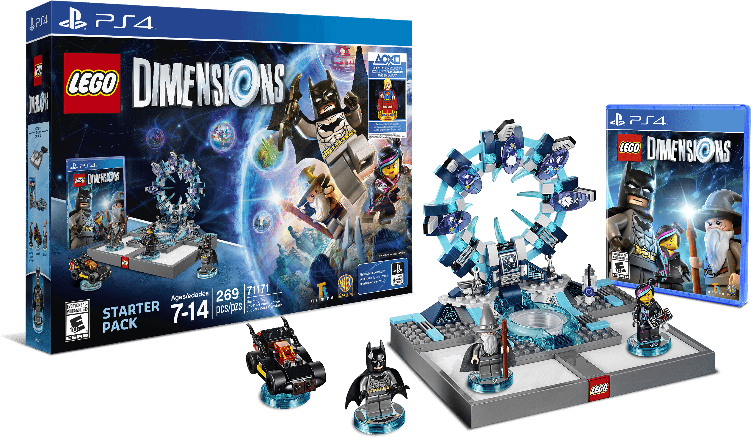 Supergirl Soars Into Lego Dimensions This September - Lego Dimensions Starter Pack [ps4 Game] (3162x2061), Png Download
