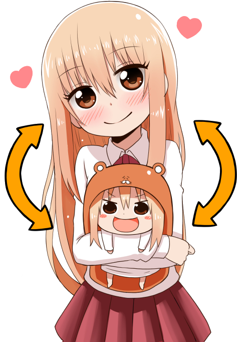 Doma Umaru,himouto Umaru-chan,anime,аниме - Cô Em Gái Hai Mặt Umaru (500x706), Png Download