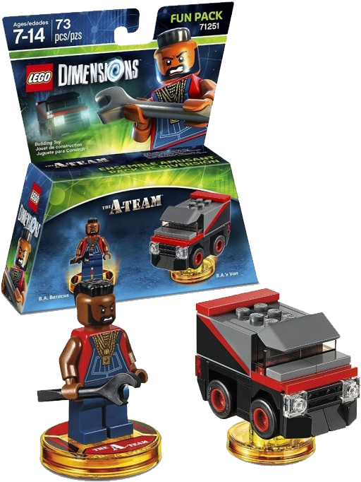 Lego 71251 Dimension A-team Fun Pack - Lego Dimension A Team (945x709), Png Download