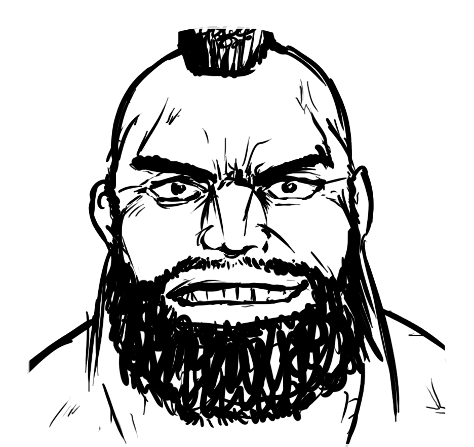 Street Fighter Zangief (1000x1000), Png Download
