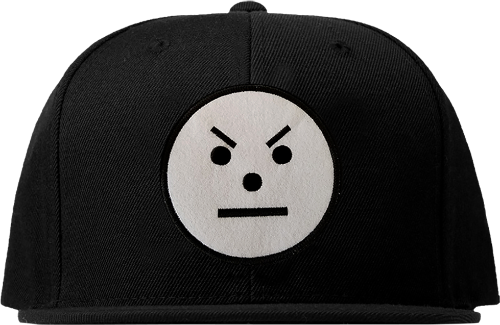 Snowman Emoji Snapback Hat - Emoji (600x600), Png Download