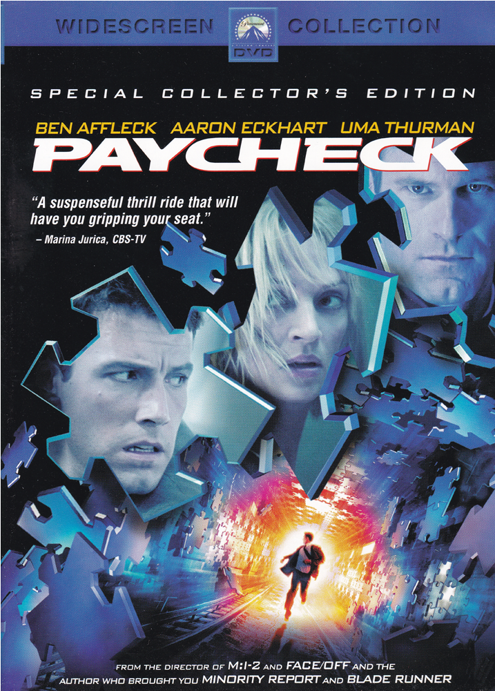 Paycheck - Paycheck Bluray (1000x1000), Png Download
