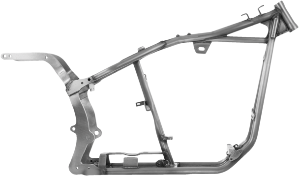 Is Manufacturer Of Aftermarket Motorcycle Frames And - Cadre Kraft Tech Style Softail Double Berceau Droit (640x393), Png Download