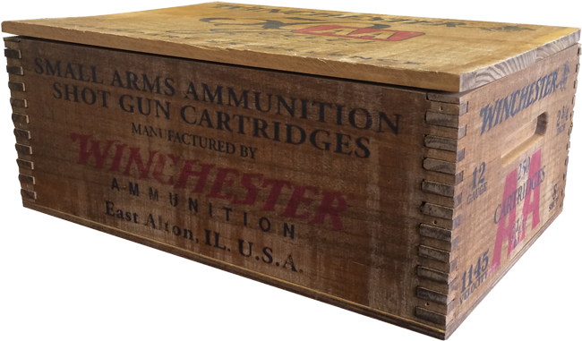 Winchester Aa 50th Anniversary Shotshells 12 Ga - Winchester Aa 12ga 2.75'' 1-1/8oz #8 Wood Box 250/bx (723x500), Png Download