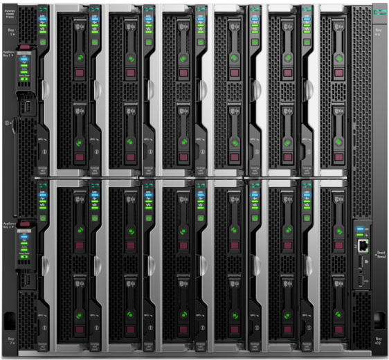 Hpe Synergy 12000 Frame Center Facing - Hpe Synergy 12000 Frame (800x600), Png Download