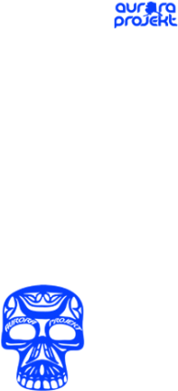 W Skull Neon Blue - Sign (361x650), Png Download