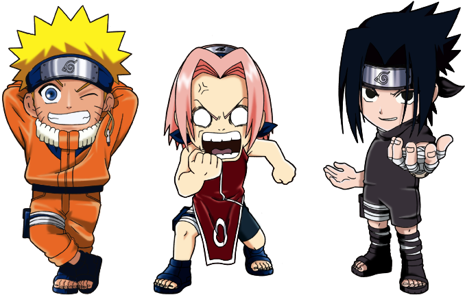 Các Độc Giả Cần Lắm Những Bộ Ảnh Chibi Naruto Ngộ Nghĩnh - Naruto Chibi Characters Png (720x472), Png Download