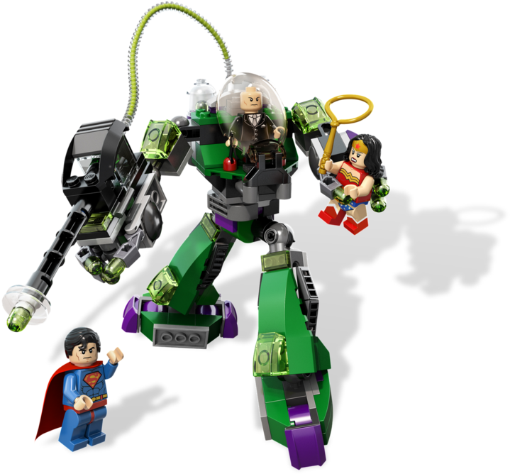 Lego Super Heroes Superman Vs Power Armor Lex - Lego Superman Lex Luthor (1024x768), Png Download