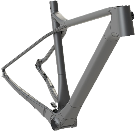 Frame Technology - Bicycle Frame (1024x576), Png Download