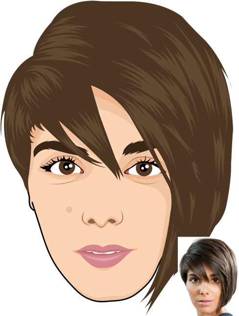 Order Summary - - Monofilament Top Wigs Straight 8 Inches Monofilament (500x647), Png Download