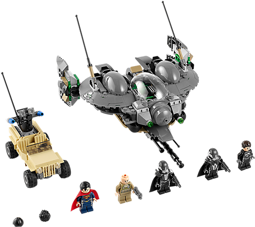 Superman - Lego 76003 (600x450), Png Download