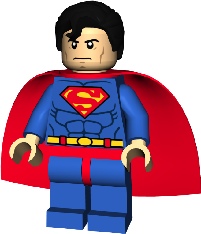 Lego Dc Comics Superman Torch (1440x900), Png Download