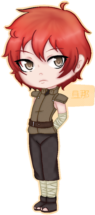 Chibi Deidara Tumblr Png Sasori Characters Naruto Chibi - Cartoon (500x700), Png Download