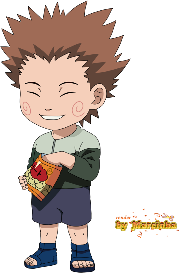 Akimichi Chouji - Naruto Choji Chibi (755x1057), Png Download