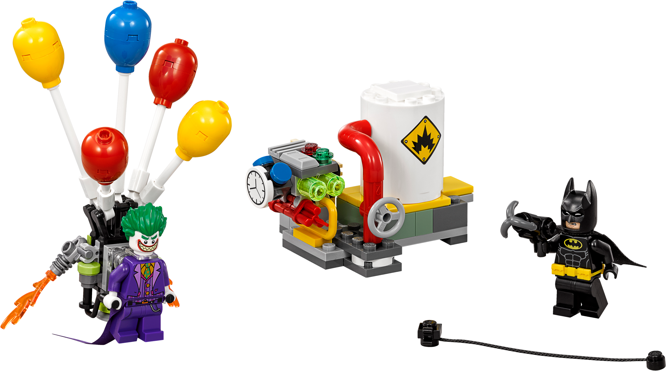 The Joker Balloon Escape - Lego Batman Movie 70900 (2400x1800), Png Download