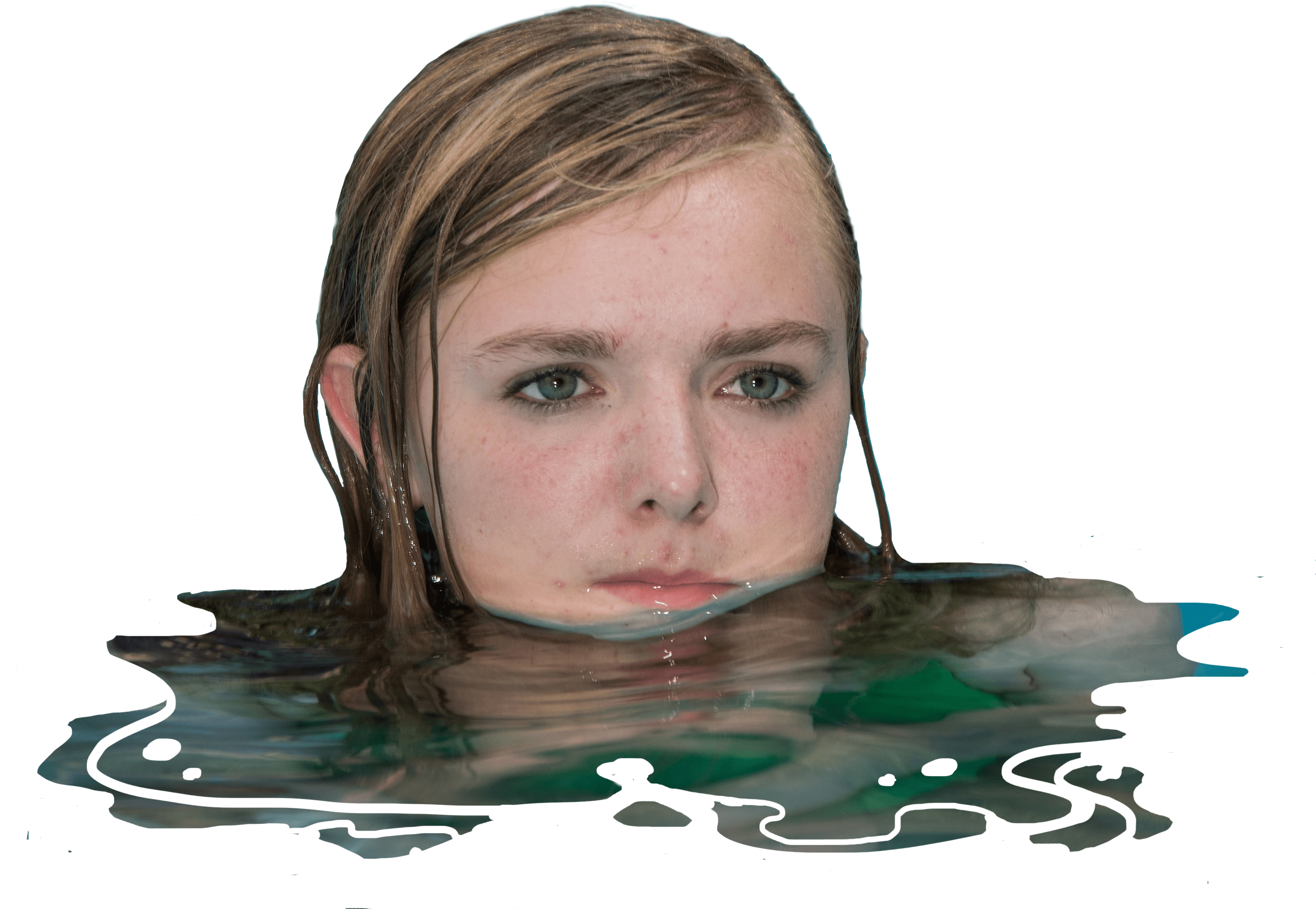 Eighth Grade Is A Subtle Giant - Girl (3000x2273), Png Download