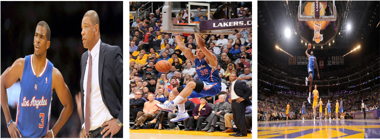 Chris Paul, Coach Doc Rivers,blake Griffin, Deandre - Chris Paul (800x300), Png Download