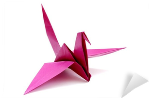 Origami Crane (400x400), Png Download