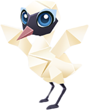 Paper Crane Baby - Origami (391x391), Png Download