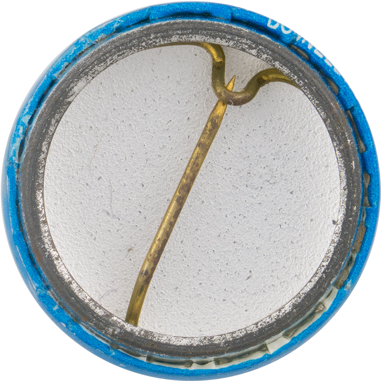 Origami Crane Blue Button Back Art Button Museum - Circle (1000x901), Png Download