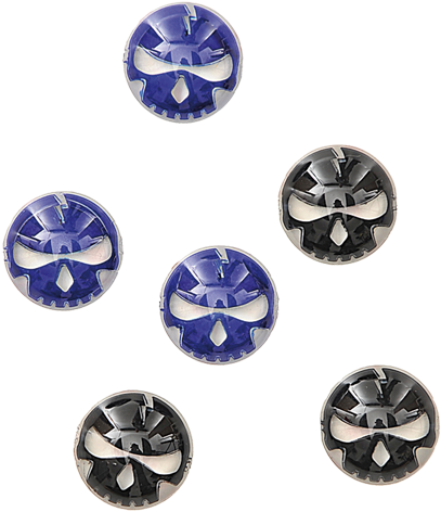 Blue Flaming Skull Png Download - Emblem (426x483), Png Download