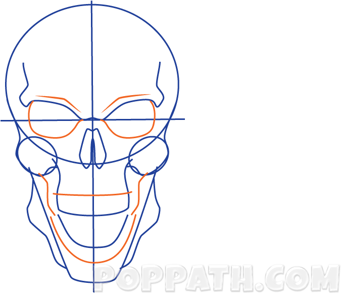 Play Slideshow - Skull (1000x1000), Png Download