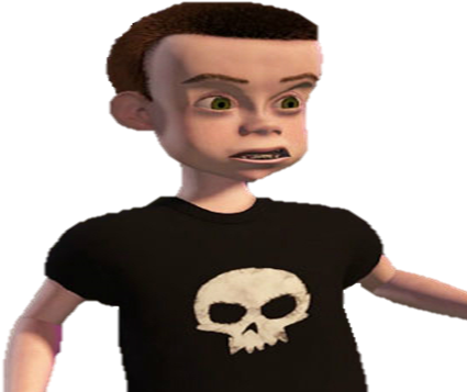 Post - Sid Toy Story Png (431x363), Png Download