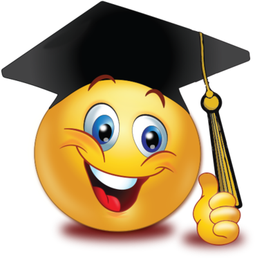 Graduation Thumb Up - Graduation Emoji (384x384), Png Download