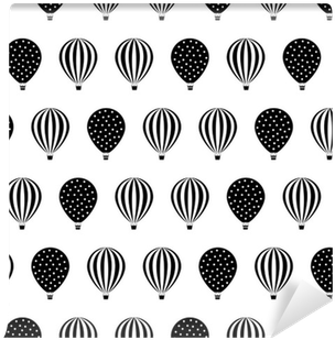 Hot Air Balloon Png Transparent Background Black And - Hot Air Balloon (400x400), Png Download