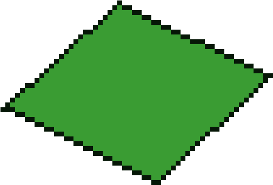 Green Diamond - Triangle (1290x640), Png Download