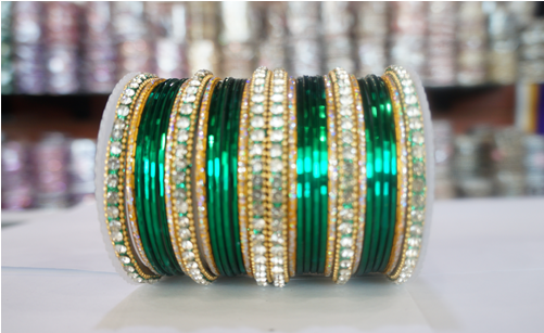 Indian Bollywood Traditional Wedding Bangles Fashion (500x500), Png Download
