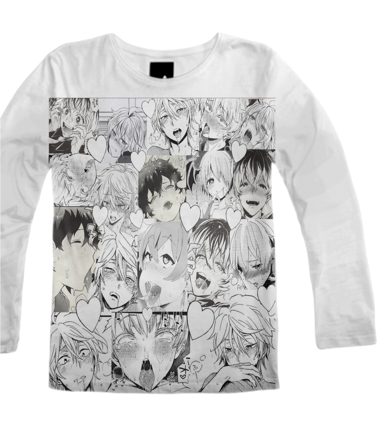 Yaoi Aheago $68 - Long-sleeved T-shirt (1365x1365), Png Download