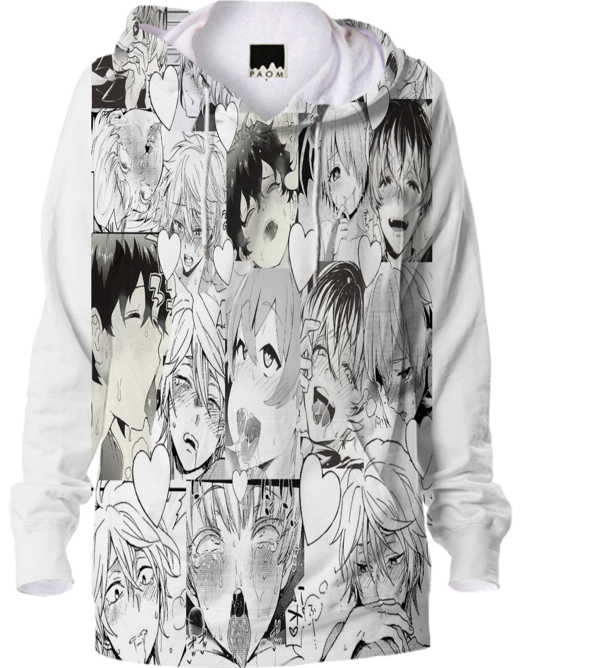 Yaoi Aheago $88 - Yaoi Hoodie (1365x1365), Png Download