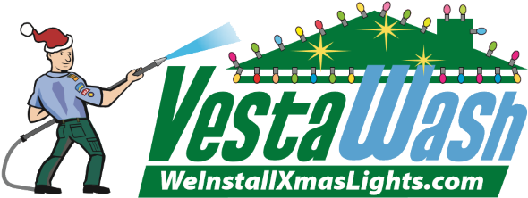 Christmas Lights In Delaware & Philadelphia Area - Vesta Wash (600x237), Png Download